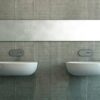 Supporto Lavabo Sospeso Con Raccordi M-F Da 1/2