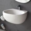 Supporto Lavabo Sospeso Con Raccordi M-F Da 1/2
