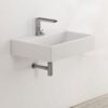 Supporto Lavabo Sospeso Con Raccordi M-F Da 1/2