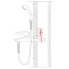 Supporto Miscelatore Esterno Per Vasca,Boiler,Lavello