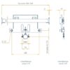 Supporto Bidet a Pavimento Per Cartongesso
