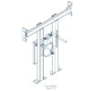Supporto WC Sospeso, Senza Kit Cassetta WC