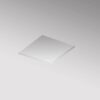 JESSY120 GLASS, faretto in gesso quadrato