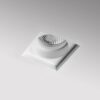 JESSY100, faretto in gesso quadrato