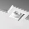 JESSY100, faretto in gesso quadrato