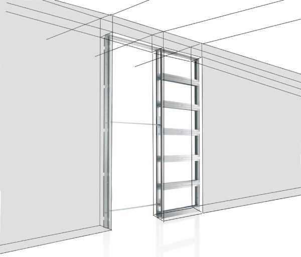 ECLISSE Syntesis Line in KIT Scorrevole Filomuro