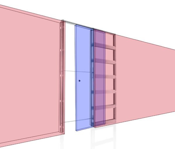 ECLISSE Syntesis Line in KIT Scorrevole Filomuro