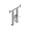 Supporto bidet sospeso con flange universali